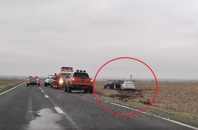 Un bebeluș de trei luni, rănit în urma accidentului petrecut între Corbu și Săcele