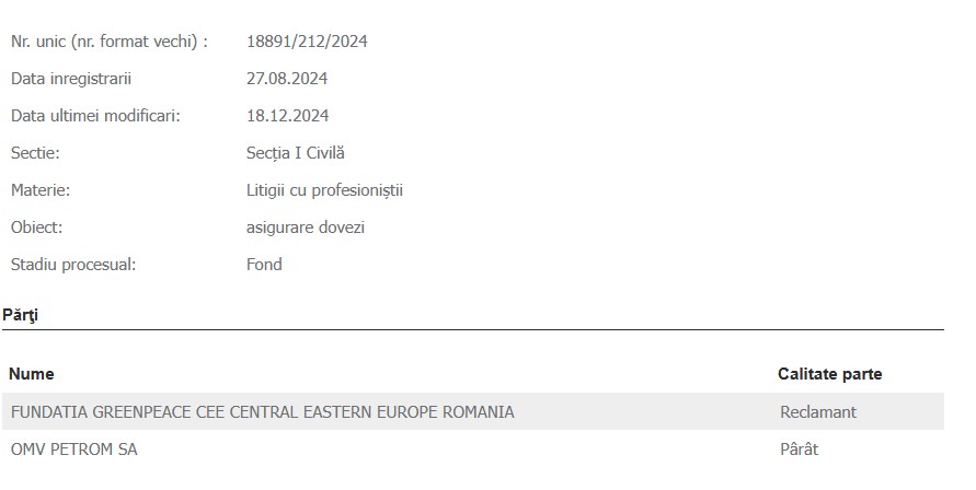 Platformele petroliere din Marea Neagră proces