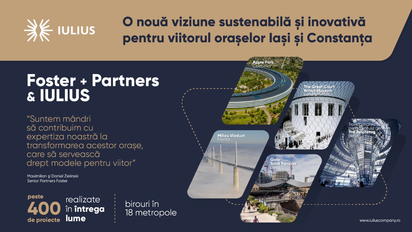 Parteneriat Foster + Partners si IULIUS