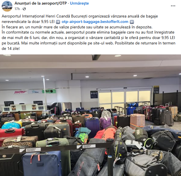 înșelătorie cu bagaje