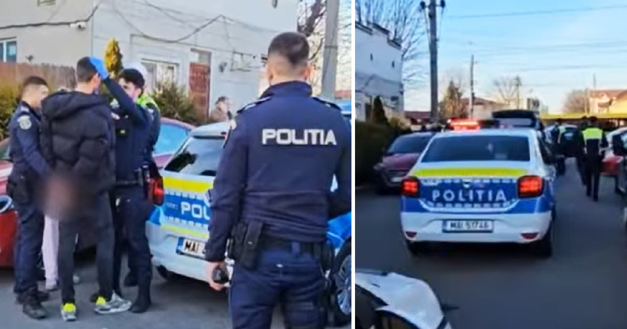 VIDEO Urmărire ca-n filme pe bulevardul I.C. Brătianu din Constanța. Șoferul fugar care și-a abandonat mașina avea permisul ANULAT