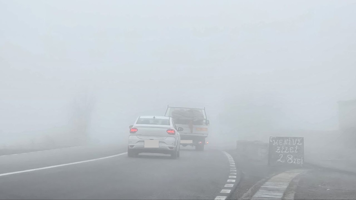 Ceață densă drumuri județene Constanța