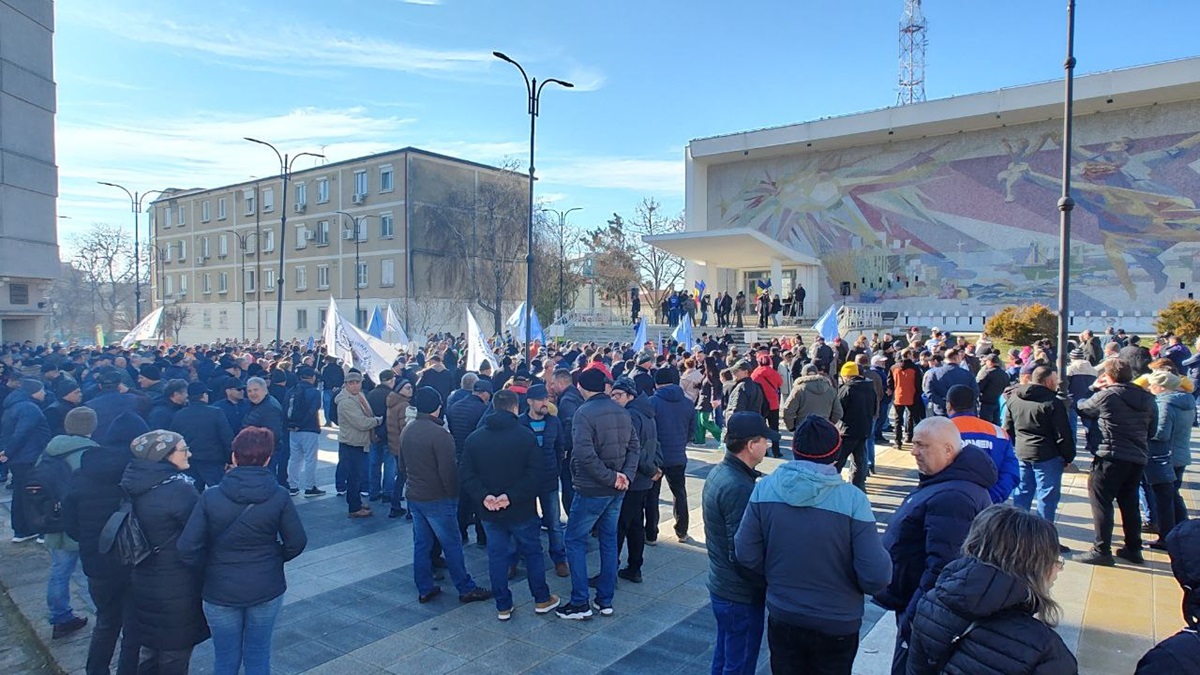 Damen Shipyards Mangalia protest