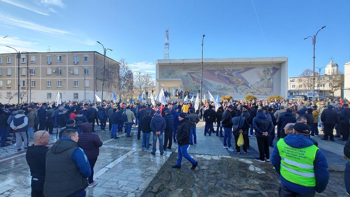 Damen Shipyards Mangalia protest