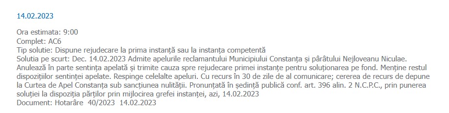 Dosarul retrocedărilor