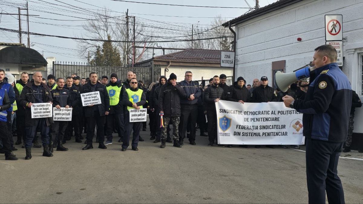 Sindicatele anunță PROTESTE în penitenciarele din țară: Polițiștii anunță că vor refuza munca suplimentară