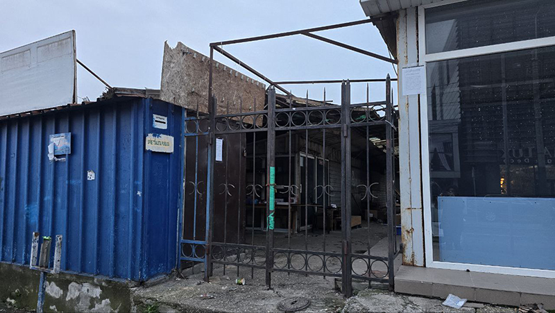 Demolarea Bazarului Gorbaciov din Constanța
