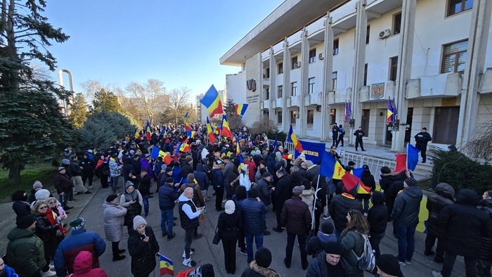 Protest Prefectura Constanța AUR Constanța