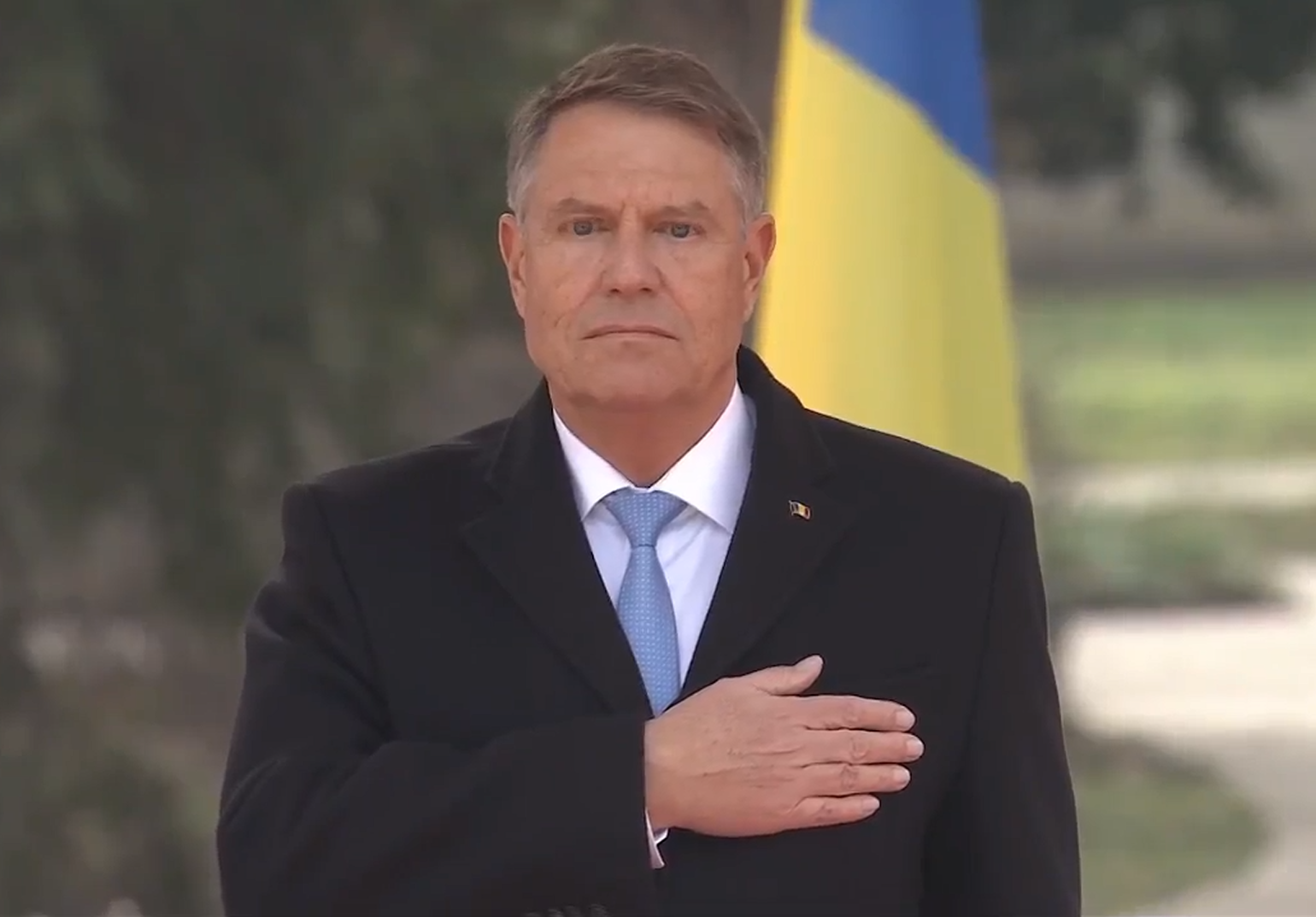 Klaus Iohannis a votat la Sibiu: Alegerile sunt pentru a continua un lucru bun. Alternativa ar fi tristă