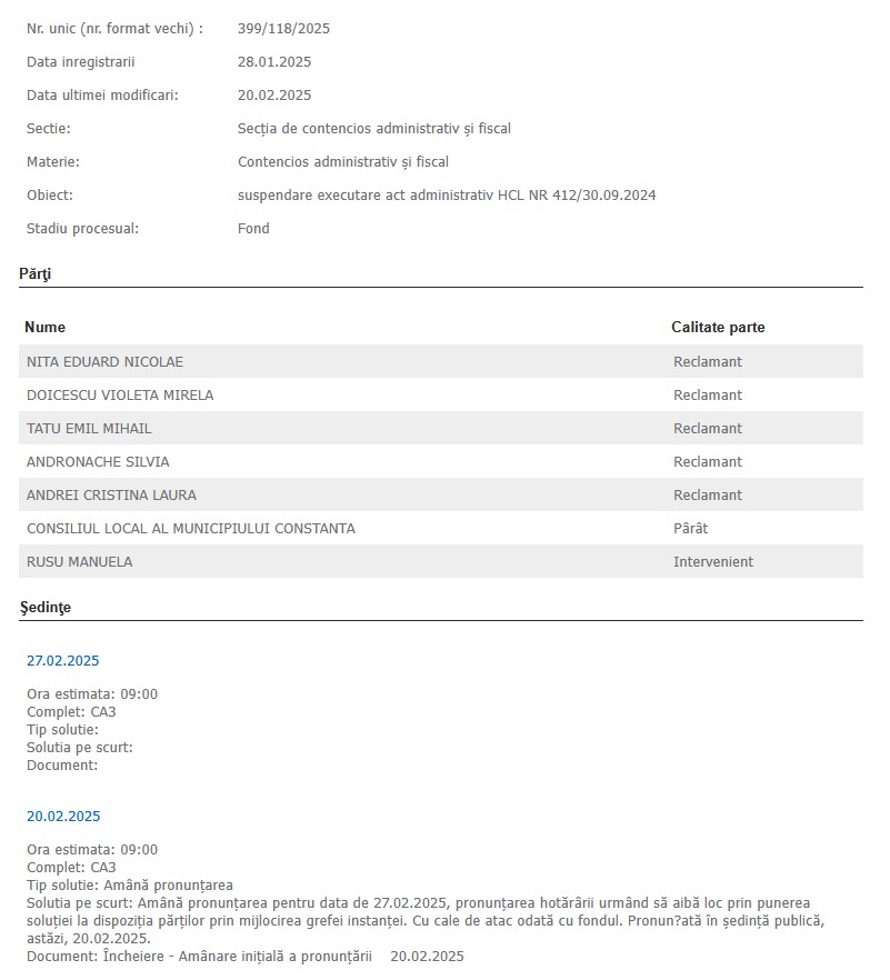 Taxa de 200 de lei taxa pentru utilizarea domeniului public suspendare