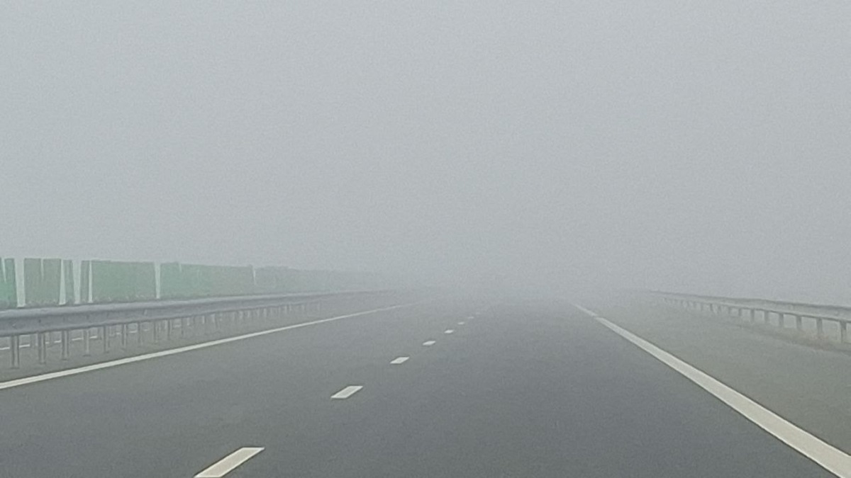 Atenție, șoferi: Cod galben de ceață în județul Constanța! Iată cum se circulă pe autostradă