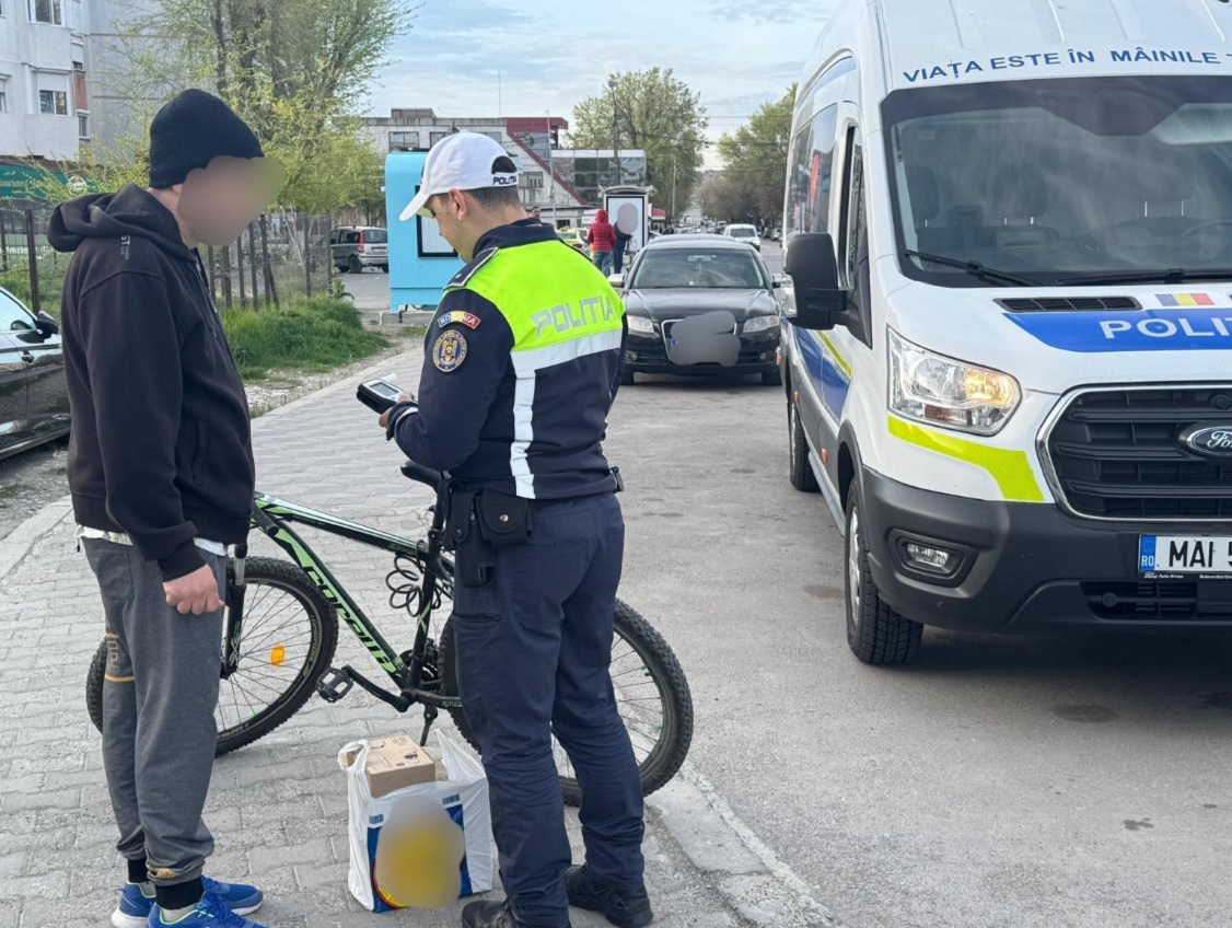 Acțiune de prevenire a accidentelor rutiere în județul Constanța. Peste 400 de sancțiuni aplicate de polițiști