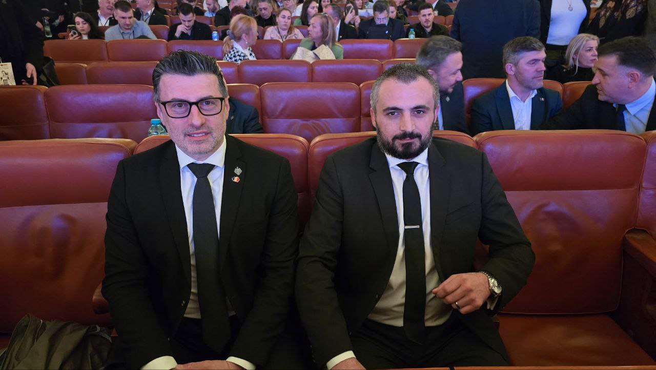 Conferință George Simion AUR senator Nicolae Vlahu