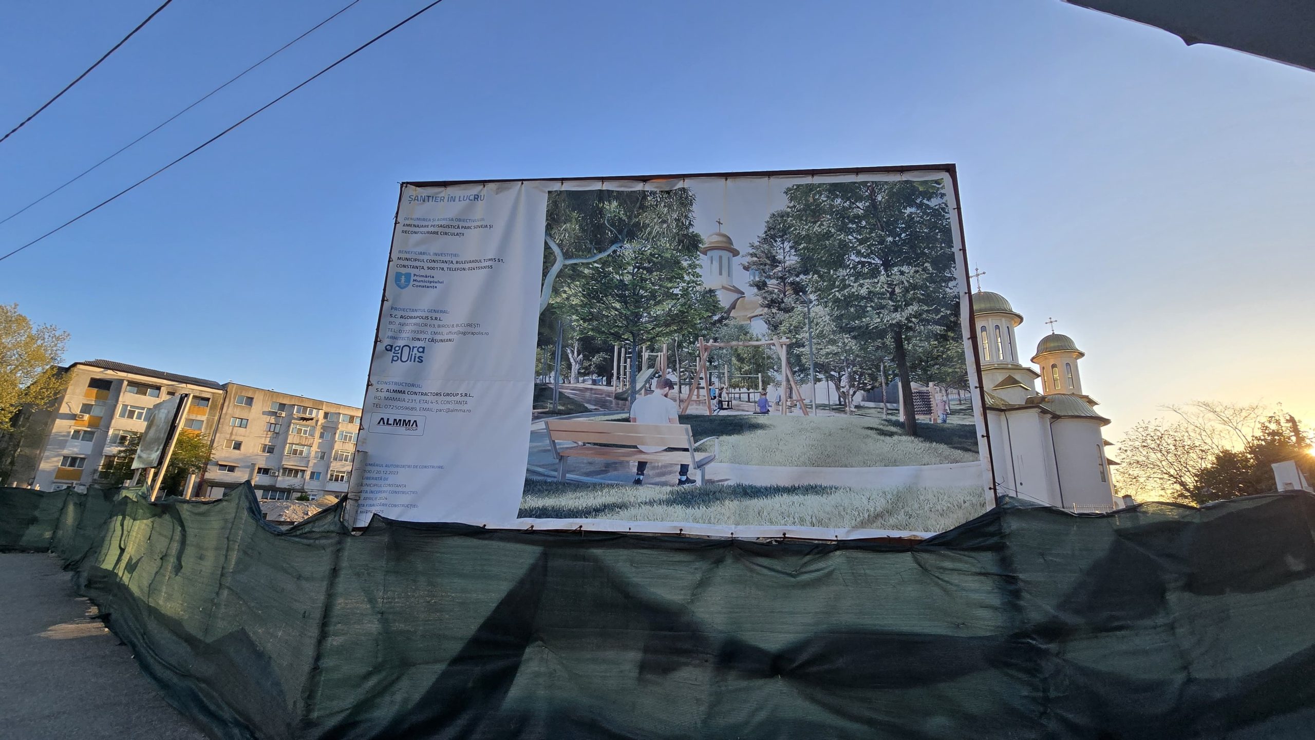 Lucrări parc Ștefăniță Vodă