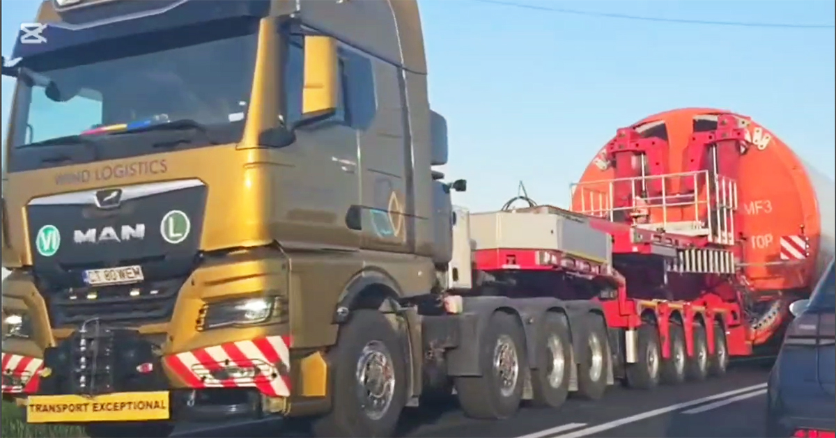 ATENȚIE, șoferi! Zece transporturi agabaritice vor îngreuna traficul pe DN 39 în această seară