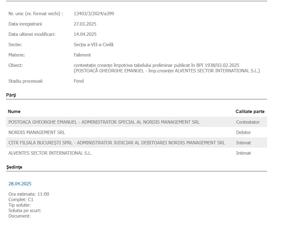 Nordis Management SRL