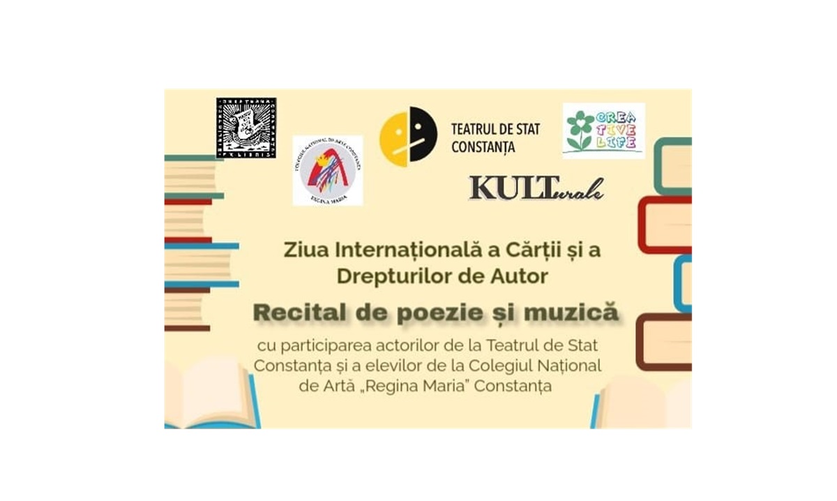 Ziua Internațională a Cărții, marcată printr-un spectacol inedit. De ce a fost aleasă data de 23 aprilie pentru această sărbătoare