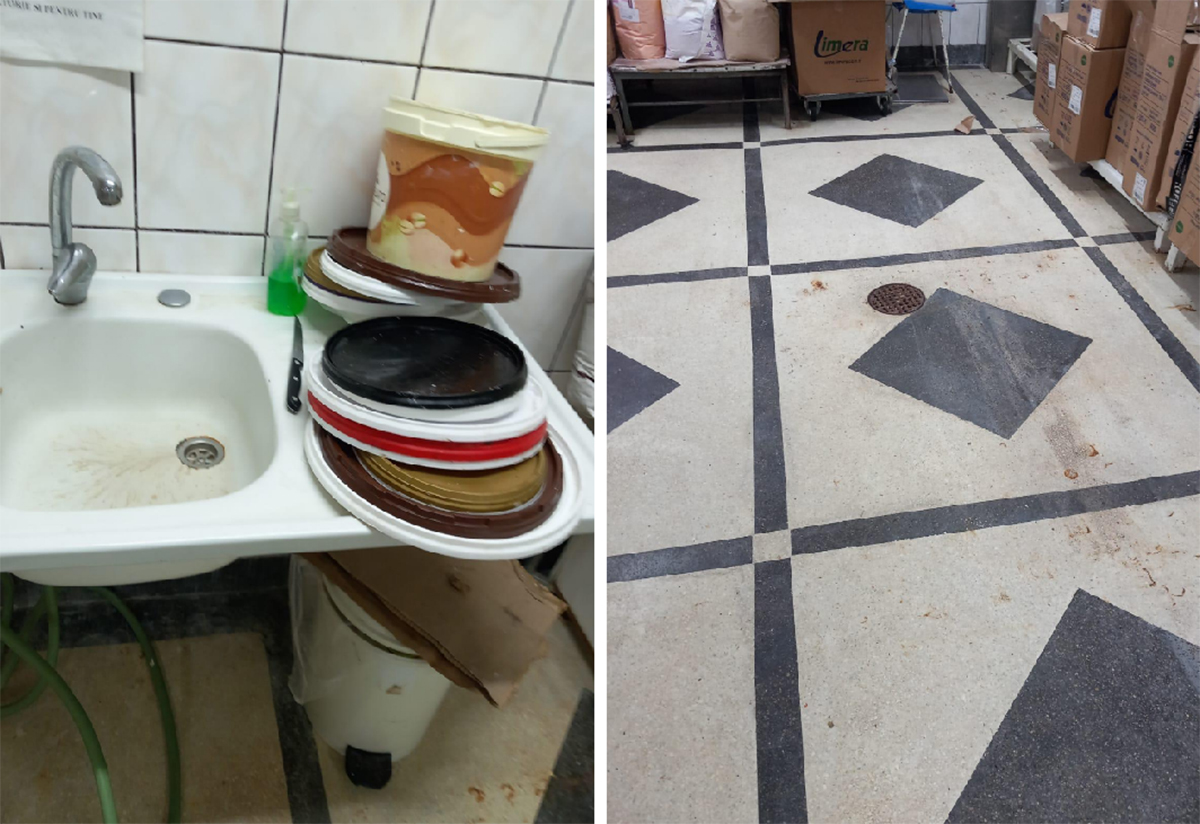 FOTO Protecția Consumatorilor a închis temporar Cofetăria Aida din Constanța. Ce nereguli au semnalat inspectorii