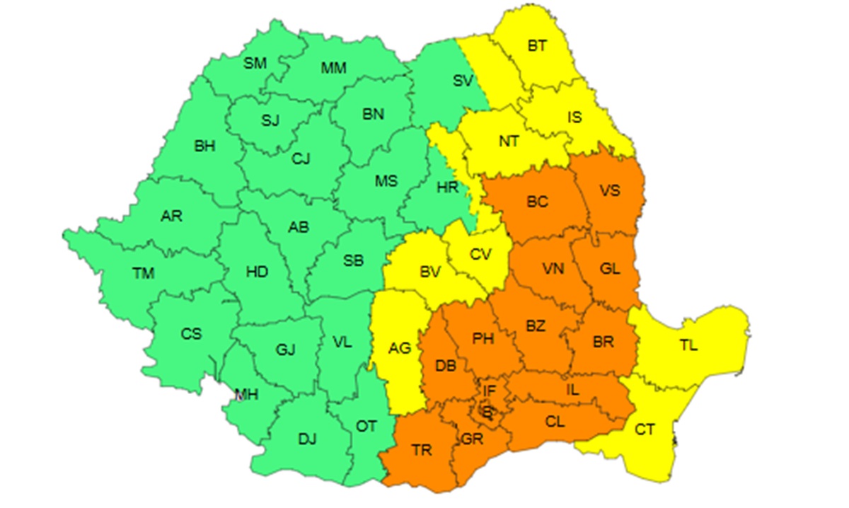 ALERTĂ meteo pentru Constanța și Tulcea! Iată ce spun specialiștii