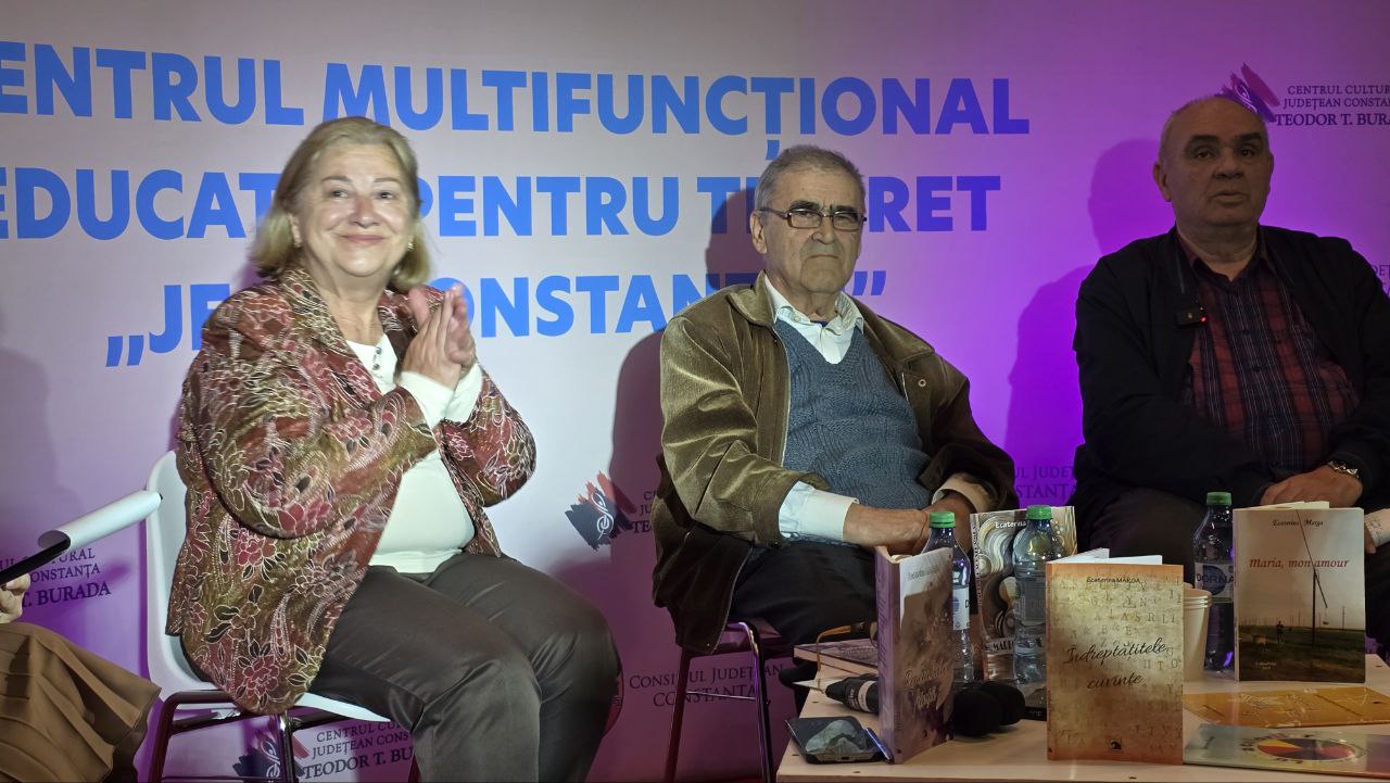 VIDEO Constanța: Ecaterina Marga a lansat un nou volum de poezii, Repetabila ființă: O celebrare a cuvântului și a sensibilității artistice. Evenimentul, organizat cu sprijinul Centrul Cultural Județean Constanța Teodor T. Burada