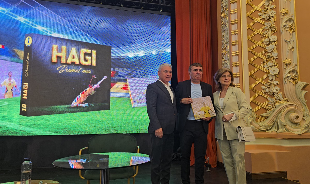 FOTO VIDEO Părinții Simonei Halep, prezenți la lansarea cărții autobiografice a lui Gică Hagi