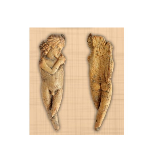 MINAC prezintă exponatul lunii mai: O statuetă din fildeș cu reprezentarea zeului Thanatos descoperită la Palazu Mare