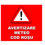 Județul Tulcea: avertizare meteo COD ROȘU pentru localitățile Topolog, Casimcea, Slava Cercheză, Stejaru, Ciucurova și Beidaud