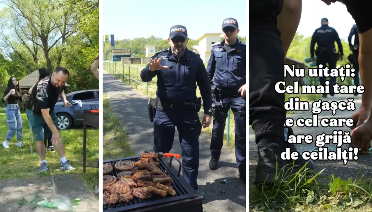 Mesaj VIRAL al polițiștilor, pe melodia lui Theo Rose: Menține poziția de cel mai tare din gașcă!