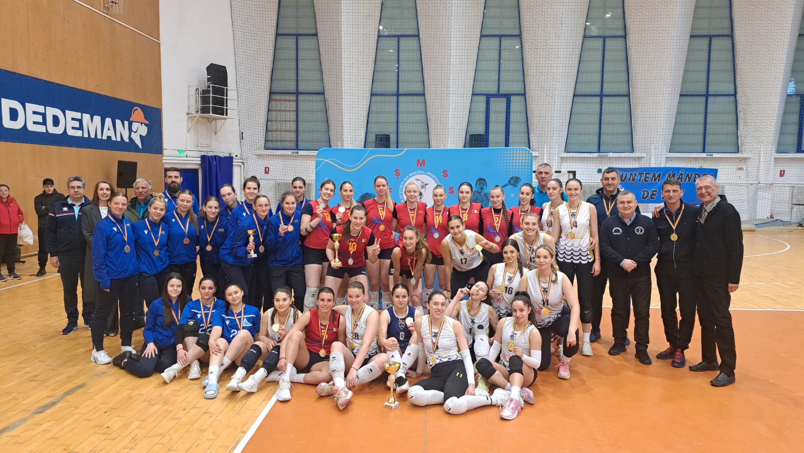 Echipa de volei feminin a Universității Ovidius din Constanța este campioană națională