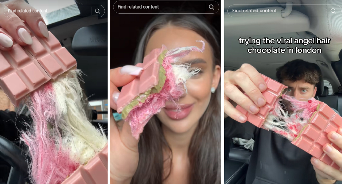 VIDEO Ciocolata Păr de înger a luat locul celei de Dubai: Noul trend face furori pe TikTok
