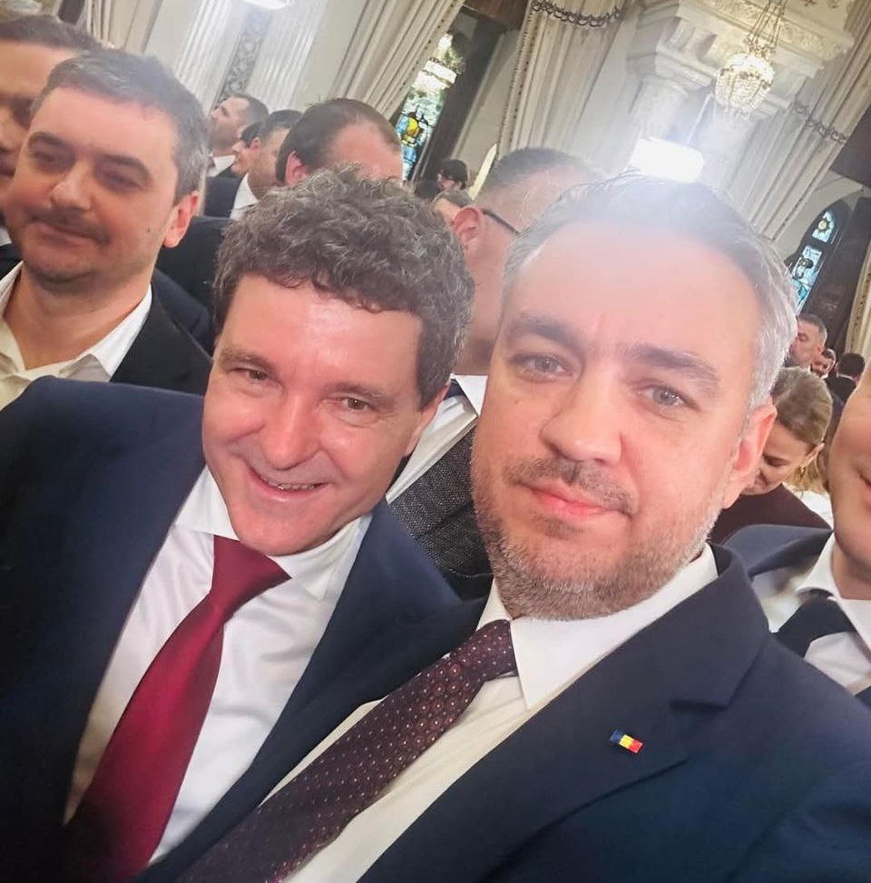 George Niculescu și Nicușor Dan 