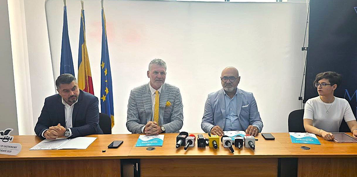 FOTO VIDEO Daniel Constantin Moraru, preşedintele UNPR Regiunea Sud-Est, anunță candidatura regiunii Dobrogea la titlul de Regiune Gastronomică Europeană 2029