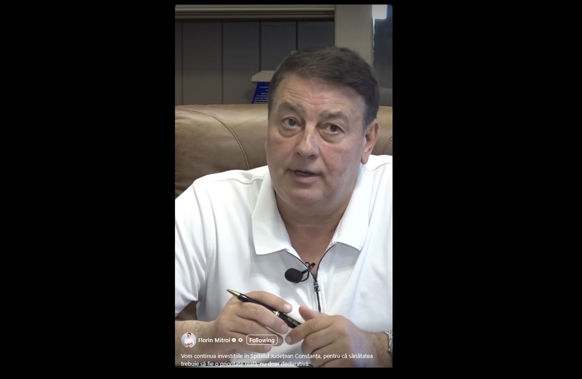 VIDEO Florin Mitroi, președintele CJC: Continuăm să investim în Spitalul Județean Constanța, sănătatea trebuie să fie o prioritate reală!