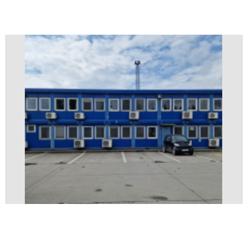 O clădire modulară din Agigea, situată în Incinta Port Mol 1 Sud, ce aparține firmei GSP OFFSHORE SRL, scoasă la licitație. Un fost salariat a obținut în instanță plata salariilor restante