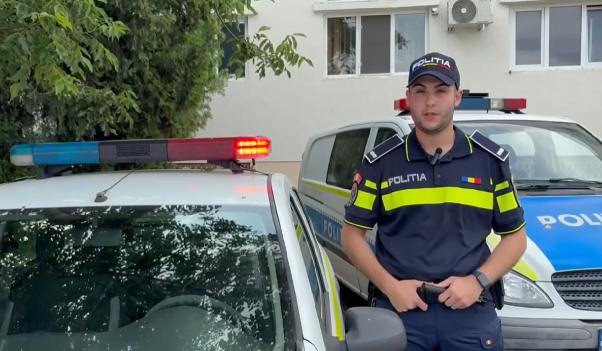 VIDEO Un polițist din Constanța, angajat de două zile, aflat în timpul liber, a prins un bărbat bănuit de tâlhărie calificată