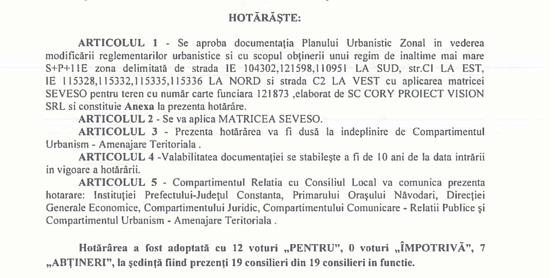 Mamaia Nord HCL Năvodari PUZ bloc 11 etaje