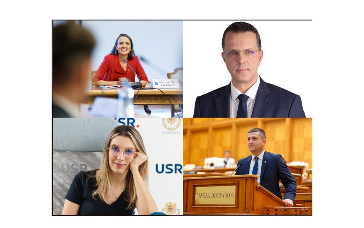 Iată cine sunt cei 4 viitori miniștri USR și ce portofolii vor avea în Cabinetul Bolojan
