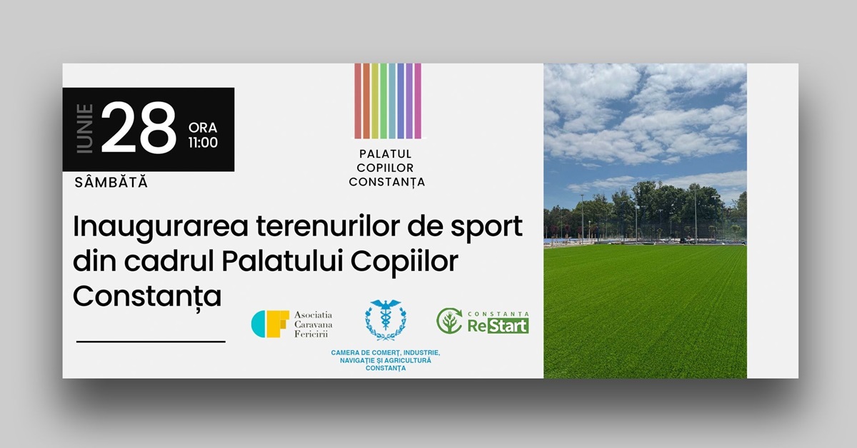 Terenurile de sport de la Palatul Copiilor, complet renovate, vor fi inaugurate sâmbătă! Cătălin Filișan: Atunci când oamenii își unesc inimile, miracolele devin realitate