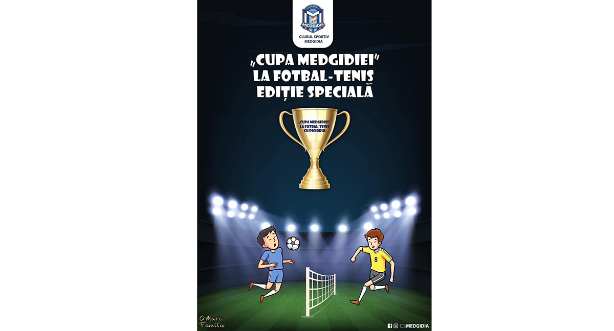 CS Medgidia dă startul înscrierilor pentru Cupa Municipiului Medgidia la fotbal-tenis