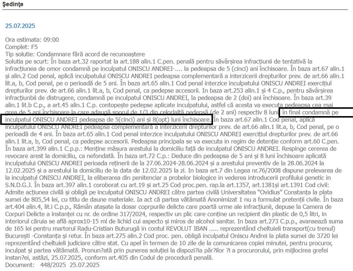 Oniscu-Condamnare-Tribunal-Student-Ovidius