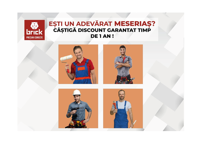 BRICK lansează campania intitulată Ești un adevărat meseriaș? Câștigă discount garantat timp de 1 an și scule profesionale METABO