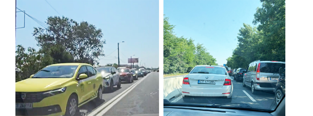 VIDEO ATENȚIE! Se circulă bară la bară pe DN39, la Costinești și la intrarea în Eforie Nord: Nepregătiți pentru așa eveniment!