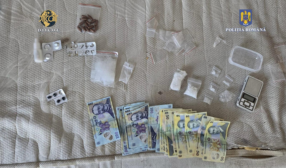 Nouă traficanți din județul Constanța prinși cu magazin de droguri 