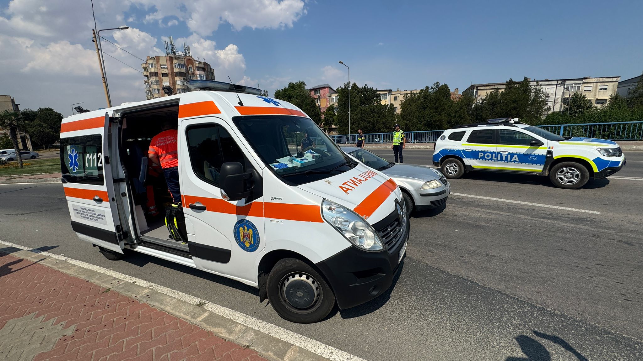 UPDATE ALERTĂ la Medgidia! O femeie a căzut de pe podul rutier din Medgidia. Victima, de 33 de ani, a MURIT