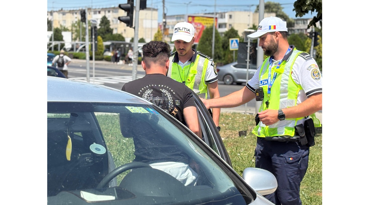 Blocada în Port și în Mangalia pe 4 iulie: 82 de mașini verificate și sancțiuni de 12.000 de lei în doar câteva ore