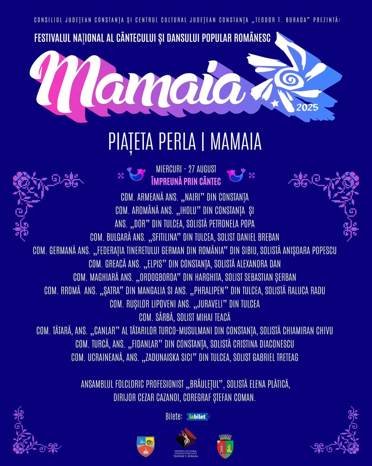 Au fost puse în vânzare biletele pentru Festivalul Național al Cântecului și Dansului Popular Românesc