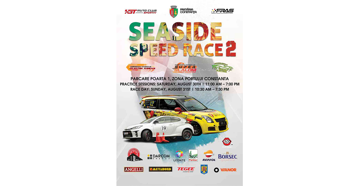 Seaside Speed Race 2 are loc, în week-end, la Constanța: Adrenalină, pasiune și spectacol la malul mării