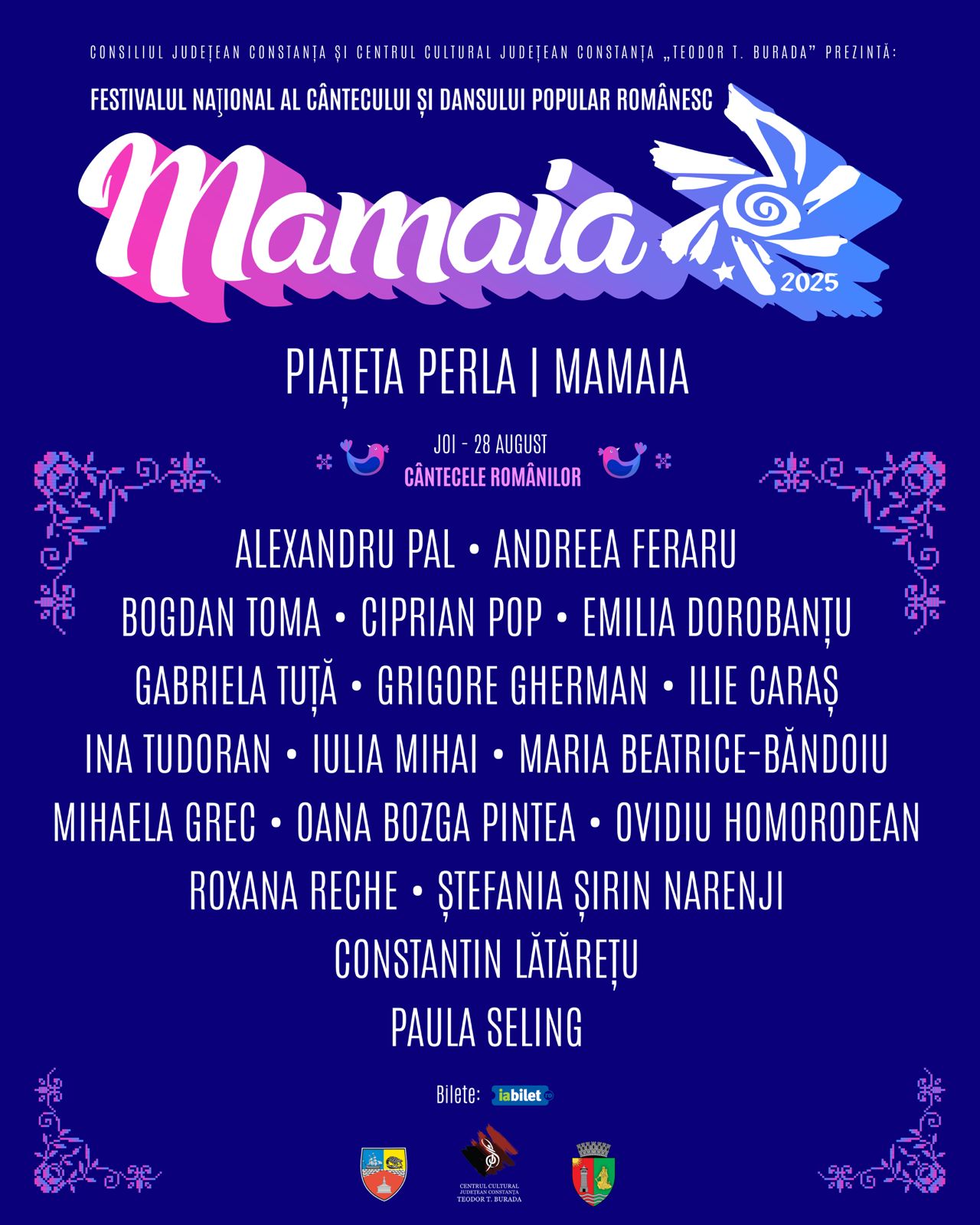 Au fost puse în vânzare biletele pentru Festivalul Național al Cântecului și Dansului Popular Românesc
