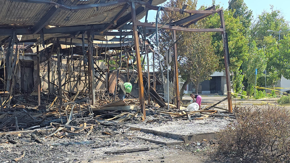 Ruinele clubului Bellagio au fost luate cu asalt de căutătorii de fier vechi