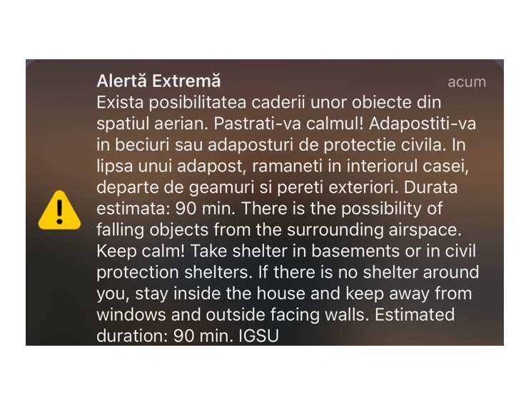 Atac în Ucraina, la graniţa cu România. A fost emis mesaj RO-Alert în judeţul Tulcea